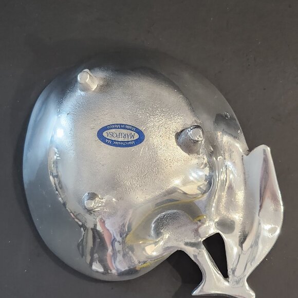 Silver Mariposa Small Apple Dish Vintage Apple-Shaped Silver Bowl Excellent - Picture 6 of 10